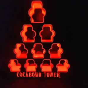 送料無料 コカボム ディスプレー COCABOMB TOWER コカレロ LED ライト おしゃれ SNS 看板 キャバクラ クラブ CLUB  の画像7