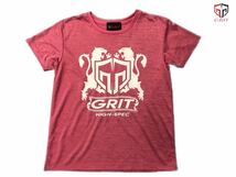 GRIT TRAINING DRY TEE 2203 TIGER PINK _画像1