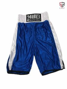 COBRA LIGHT BOXING SHORTS BLUESIDE WHITE