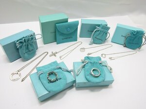 1円スタート お得なセット TIFFANY&Co. ティファニー ネックレス 4点 リング 2点 計6点セット SV925 レディース シルバーアクセサリー