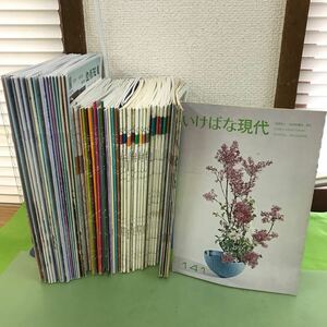 あ57-049 いけばな現代 まとめ60冊以上/不揃い年代バラバラ/汚れ、書き込み複数冊にあり