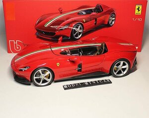 ▲超希少！赤！Burago 1/18 フェラーリ Ferrari Monza SP1 新品 High End