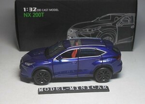 ▲超希少！LEXUS 1/32 レクサス NX NX200T SUV 青 新品 金属製