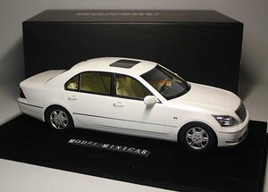 ▲超貴重な！世界限定200台！HSA 1/18 レクサス Lexus LS430 UCF30 2005 白 Resin Model