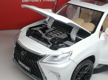 ▲超希少！White！金属製！WT 1/18 レクサス Lexus LX LX570 SUV 新品_画像6