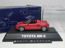 ▲入手困難！エブロ 1/43 EBBRO トヨタ TOYOTA MR-S MRS 赤 新品_画像1