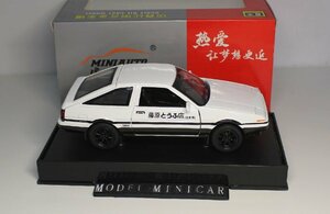 ▲超希少！白！TOYOTA 1/32 モデラーズ イニシャルD 頭文字D AE86 ホンダ 新品