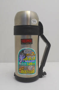 ☆保管品 THERMOS/サーモス 1.25リットル水筒 ステンレスブラック 大容量 アウトドア スポーツ 