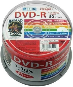 ○ MAG-LAB HI-DISC 録画用DVD-R HDDR12JCP50 (CPRM対応/16倍速/50枚)　