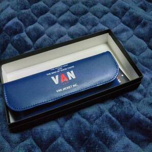 VAN JAC  70年代VANロゴメガネケース ネイビー 新品未使用  人気完売品 J.PRESS kent  アイビー トラディショナルの画像3