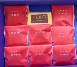 ８セット[ほんのきもち」ホワイトデーチョコ GODIVA★ゴディバチョコレート ばら撒き マスターピース ブラウニーホワイトデー ギフト