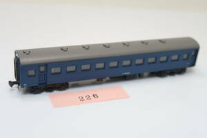 40225-226【客車】KATO スハフ42・青色【中古品】