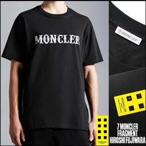 新品【 MONCLER モンクレール ジーニアス 7 フラグメント FRGMT 】SS-T SHIRTS/22-23AW/ロゴプリント半袖Ｔシャツ/M