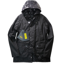 新品314,000円/国内正規品【 2 MONCLER GENIUS 1952 BARBOUR 】モンクレール ジーニアス バブアー 3WAYワックスコットンダウンジャケットM_画像3