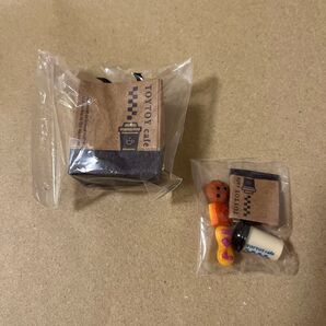 紙袋付き!カフェのテイクアウトセットマスコット2 クッキーのセット