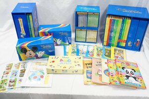 01▼【ジャンク品/直接引取歓迎】ワールドファミリー 子ども英語教材 ディズニー ワールドオブイングリッシュ World of English△549N9