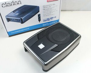 02★【ジャンク品】clarion クラリオン SRV250 ウーファー 17cm パワードサブウーファー サブウーハー サブウーファー★392N7　/1ｂ*