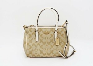 ◇美品【COACH コーチ】シグネチャー 2WAY トート 67027 トートバッグ