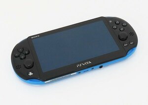 ○【SONY ソニー】PS Vita Wi-Fiモデル + メモリーカード16GB PCH-2000 サファイアブルー