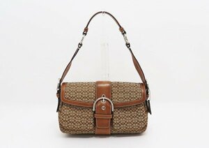 ◇【COACH コーチ】ミニシグネチャー ショルダーバッグ 1463