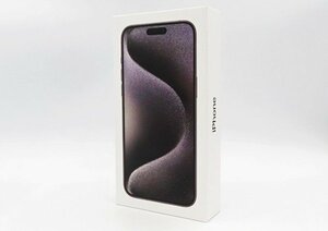 ◇未使用 未開封【Apple アップル】iPhone 15 Pro Max 512GB SIMフリー MU6U3J/A スマートフォン ブラックチタニウム