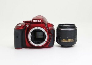 ◇美品【Nikon ニコン】D5300 18-55 VR II レンズキット デジタル一眼カメラ レッド