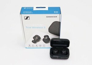 ◇【SENNHEISER ゼンハイザー】ノイズキャンセリングワイヤレスイヤホン MOMENTUM True Wireless 3 ブラック