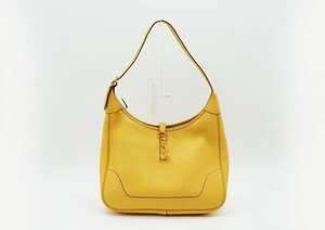 ◇【HERMES エルメス】トリム31 トリヨンクレマンス ショルダーバッグ サフラン/ゴールド金具