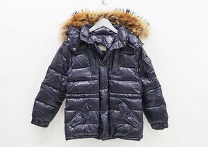 ◇【MONCLER モンクレール】子供服 ダウンジャケット ネイビー 10