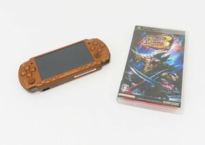 ○【SONY ソニー】PSP-2000 モンスターハンター ポータブル 2nd G ハンターズモデル