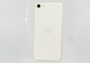 ◇美品【Y!mobile/Apple】ワイモバイル iPhone SE 第3世代 128GB SIMフリー MMYG3J/A スターライト ネットワーク利用制限△