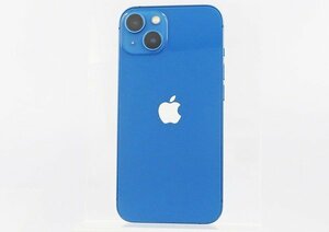 ◇【au/Apple】iPhone 13 128GB SIMフリー MLNG3J/A スマートフォン ブルー ネットワーク利用制限△