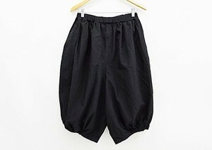 ◇【BLACK COMME des GARCONS ブラック コムデギャルソン】ポリエステル サルエルパンツ 1L-P017 AD2013 ブラック XS