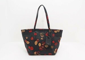 ◇【COACH コーチ】フラワープリント トート 33967 トートバッグ