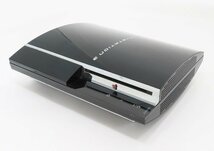 ♪○【SONY ソニー】PS3本体 60GB CECHA00 クリアブラック_画像2