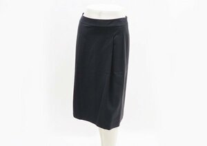 /◆美品【theory luxe セオリーリュクス】タック スカート ネイビー 38