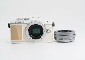 ◇【OLYMPUS オリンパス】PEN Lite E-PL7 14-42mm EZレンズキット ミラーレス一眼カメラ ホワイト
