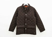 ◇【TraditionalWeatherWear トラディショナルウェザーウェア】ウール キルティングジャケット ダークブラウン 38_画像1