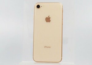 ◇【au/Apple】iPhone 8 64GB SIMロック解除済 MQ7A2J/A スマートフォン ゴールド