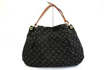 LOUIS VUITTON ルイヴィトン ヴィトン デイリーPM モノグラム デニム M40494 ブラック ワンショルダー バッグ_画像2