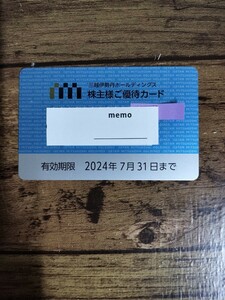 三越伊勢丹株主優待カード 限度額15万円 利用限度額の範囲で10%割引
