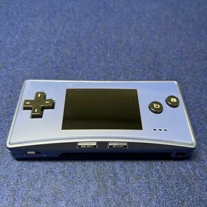 T274/【中古品】ゲームボーイミクロ Nintendo 任天堂 ブルー micro GAMEBOY OXY-001 メタリック