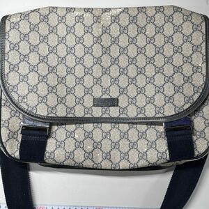 M286【中古品】GUCCI メッセンジャーバッグ 201732 520981 ブランド カバン 斜めがけ ブラウン グッチ ショルダーバッグ 