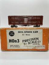 HOn3 PSC 30ft.STOCK CAR ALL BRASS_画像1