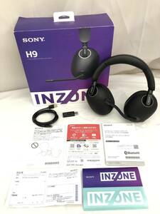 □動作確認OK【SONY INZONE H9 WH-G900N ワイヤレスノイズキャンセリングゲーミングヘッドセット/2022年製/インゾーン】M0216.1