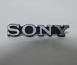 #SONY aluminium emblem Logo plate 37mm ③