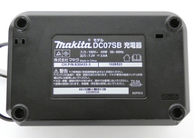 ■makita マキタ 純正 リチウムイオンバッテリー 7.2V BL0715用充電器 DC07SB 未使用品 TD022D等用_画像4