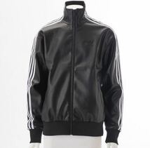 adidas アディダス オリジナルス 2XL トラックジャケット レザー ジャージ 3st メンズ 国内正規品 ブラック 3st トレフォイル 2XL 黒_画像5