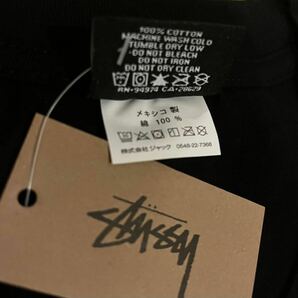 STUSSY ステューシー ワールドツアー 長袖Tシャツ ロングスリーブTシャツ ロンT メンズ レディース ブラック 黒 XLの画像7