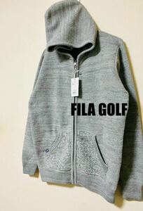 パーカー メンズ フィラゴルフ ゴルフウェア 長袖 フルジップ スポーツウエア XL★6040 トップス FILA GOLF★新品